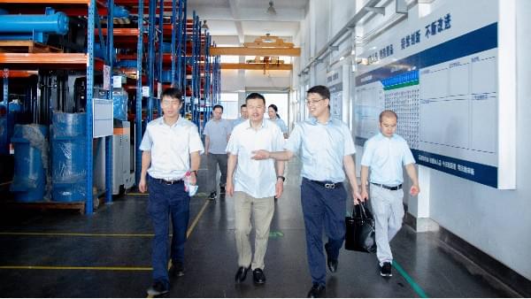 欢迎宁波市政协代表团来91抖音下载入口压缩机调研指导